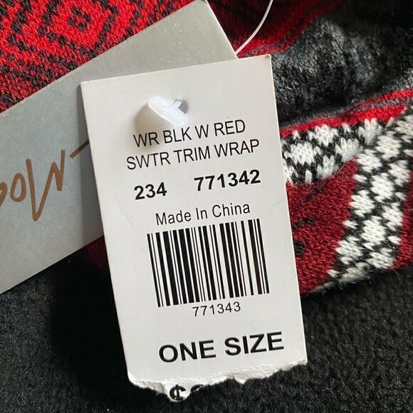 NEW Le Moda Sweater Poncho - Picture 7 of 7